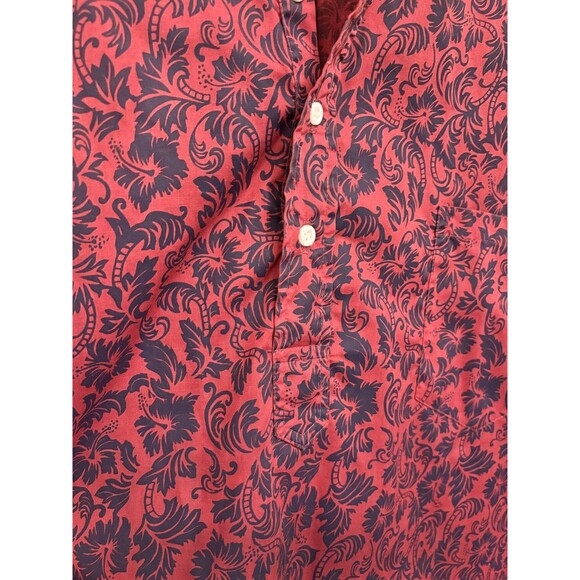 Hawaiian Heritage Shirt Mens Large Allan James Floral Button Up Made in Hawaii - Picture 2 of 10